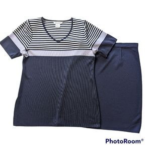 Vintage Exclusively Misook Vintage Bundle of Top and Skirt